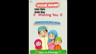 Eid WhatsApp Viral script [ 2018]Earn $500 in just 5 Days