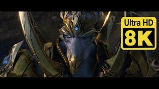 Starcraft II Legacy of the void opening cinematic 8K (Upscale with Machine Learning AI)