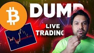 Get Ready For The Bitcoin Dump - Live Trading Analysis And Insights!