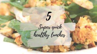 5 SUPER QUICK HEALTHY LUNCHES | MUM ON THE GO | VICKY THORNTON NORRIS