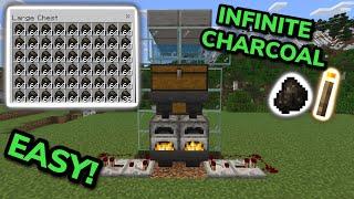 BEST 1.21 CHARCOAL FARM TUTORIAL in Minecraft Bedrock (MCPE/Xbox/PS/Switch/PC)