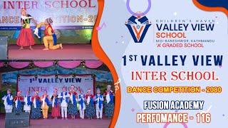 First Valley View Inter School Dance Competition | Code 116 | Fusion Academy | Tappa Naach