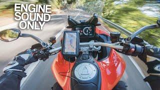 How much power is 'too much power?' Multistrada V4 S riding neverending twisties [RAW Onboard]