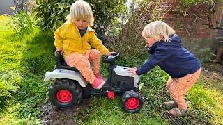 Sky and Finn's Epic Kids Tractor Adventure!