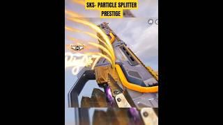 CODM SKS-PARTICLE SPLITTER PRESTIGE INSPECTION AND KILL EFFECT #codm #codmemes