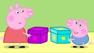 小猪佩奇 | 盒子裡有東西？ | 兒童卡通片 | Peppa Pig Chinese | 动画