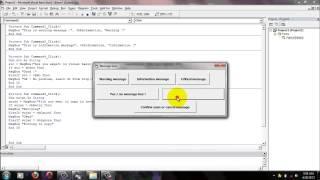 Tutorial to create different messagebox in visual basic 6 - StcCircle.com