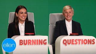 Mila Kunis Answers Ellen's 'Burning Questions'