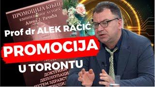 Prof dr Alek Racic: PROMOCIJA KNJIGE U TORONTU