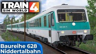 Vorbereitungen auf der Niddertalbahn | TRAIN SIM WORLD 4 | Bundesbahn Dieseltriebzug BR 628 - TSW 4