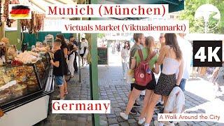  Victuals Market (Viktualienmarkt) Munich 2022, Germany Walking Tour 