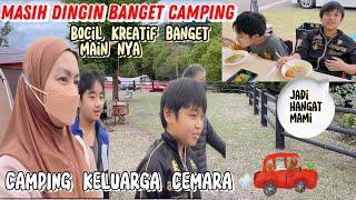 DINGIN DINGIN BOCILS NGAJAKIN CAMPINGBIKIN YANG HANGAT UNTUK MENGHANGATKAN BADAN