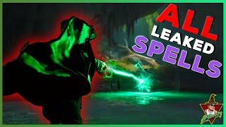 All *LEAKED SPELLS* coming in Hogwarts Legacy! (LEAKED GAMEPLAY)