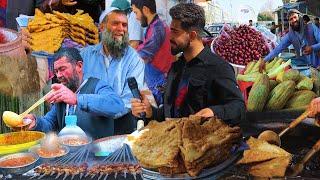 Afghani Bolani Recipe, صبح کابل گزارش منصور از بولانی شیر آغا دوغ و چکنی وطنی