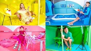 Five Kids Four Colors Playhouse Challenge