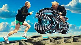 MOTO TRON VS RUNNERS !!!  GTA 5 ONLINE