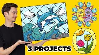 Inkscape Stained Glass | Three Projects