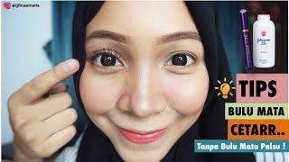 TIPS BULU MATA CETARR BADAII cuma pakai bedak bayi