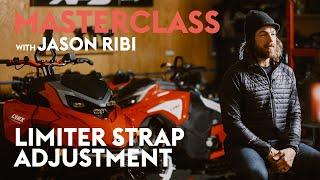 How to adjust your snowmobile limiter strap | Lynx Master Class