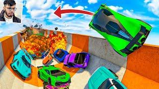 Cars Vs Cars Challenge Only 100.100% Pro Players Can Win This Race in GTA 5!