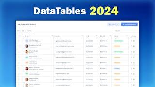 How to use DataTables with HTML project 2024
