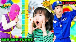 Kẻ xấu vẽ bậy lên tường kìa - Cùng Uyên Thư truy tìm kẻ tình nghi nhé ||Bon Bon Funny +More