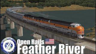 MSTS Open Rails Western Pacific Feather River Route