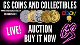 GUIDO STACKIN LIVE SALES LEFTOVER NIGHT! #203 #coinauction #liveauction #livesales