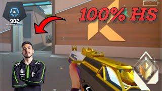 This is Perfect Crosshair Placement (100% HS) | Valorant 2024 VISUAL |