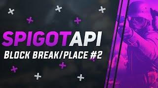 Minecraft Plugin Coding- BlockBreak and BlockPlace Event #2