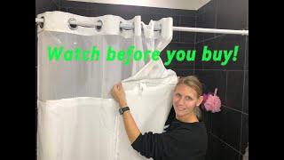 Hookless Shower Curtain Liner Replacement Review