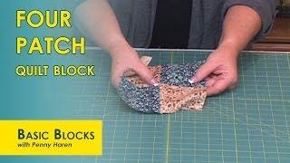 Four Patch Block   a simple technique for perfect blocks