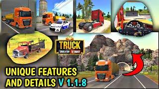 Unique Features And Details Part 4 In Truck Simulator Ultimate New Update 1.1.8  | Truck Gameplay