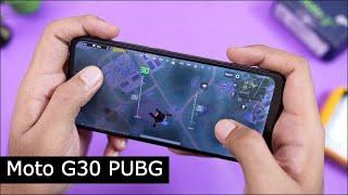 Moto G30 PUBG Gaming Test with FPS & Heating | Graphics & Gameplay Hindi