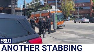 Man stabbed on Metro bus in Encino; 3rd Metro stabbing 24 hours