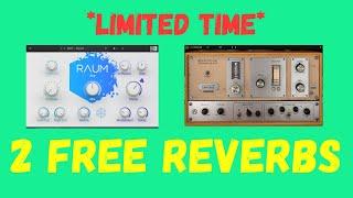 2 FREE Reverb Plugins (Limited Time) Native Instruments + @ArturiaOfficial