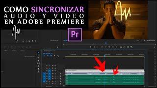 Cómo SINCRONIZAR AUDIO y VIDEO en Adobe Premiere Pro | Sincronizando pietaje