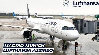 TRIP REPORT / MISSED OUR CONNECTION FLIGHT! / Madrid to Munich/ Lufthansa Airbus A321neo