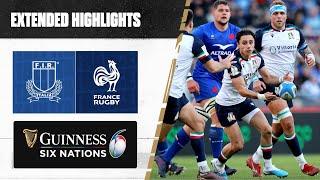 ALMOST AN UPSET   | Extended Highlights | Italy v France