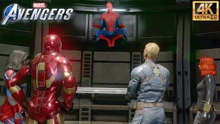 Spider-Man Meets The Avengers - Marvel's Avengers Game (4K 60FPS)