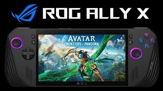 Avatar Frontiers of Pandora ROG ALLY X | FSR 3.0 Frame Generation | 8G VRAM