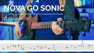 The NOVA GO SONIC: a FUTURISTIC GUITAR!  // EPIC ROCK SOLO with TABS