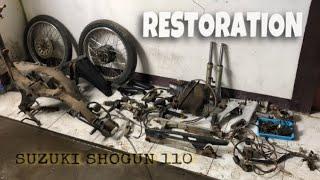 FULL RESTORATION | motorcycle restoration SUZUKI SHOGUN 110 @IDNrestoration
