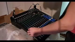 Unboxing and Setup! New Yamaha MG16XU USB Mixer