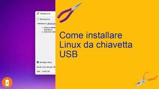 Come installare Linux da chiavetta USB