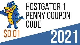 Hostgator 1 Penny Coupon Code 2023 | 1 Cent Coupon Discount Code
