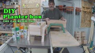 DIY Cedar flower box with stand How to make