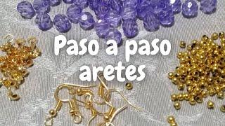 Paso a paso aretes de bisutería hecho a mano #ideas #diy #earrings