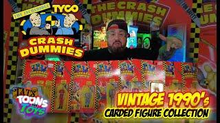 The Incredible CRASH DUMMIES Toyline - 1990 Carded Collection - (Tats, Toons, & Toys - Episode 14)