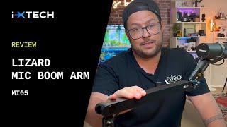 IXTECH | Best Podcasting Mic Arm Long Reach, Low profile